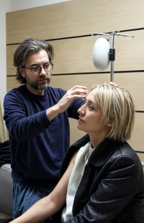 Prof. Dr. Emre Koçman in patient consultation